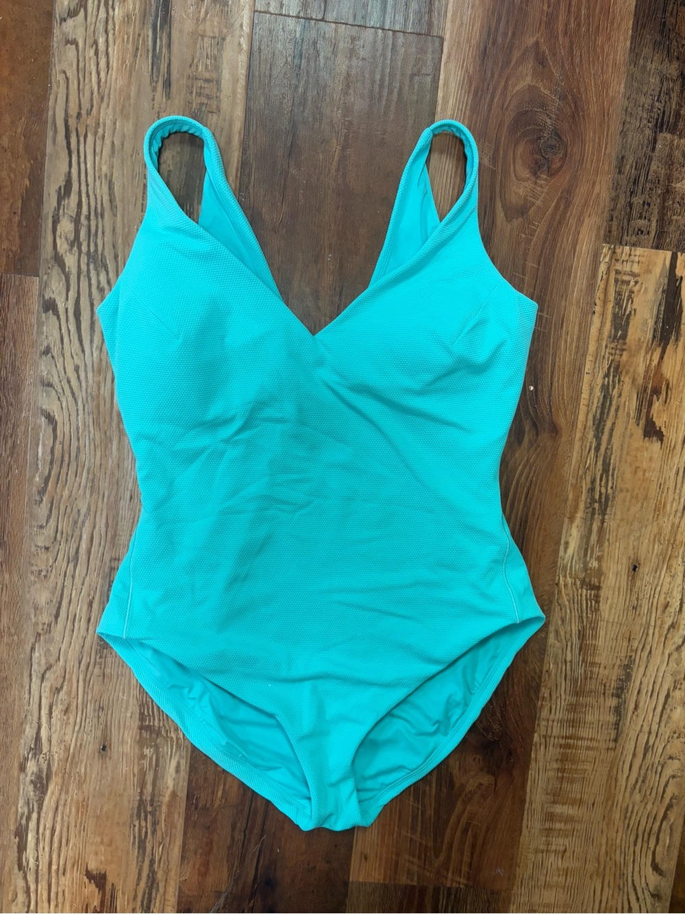 Spanx Turquoise One-Piece Swimsuit